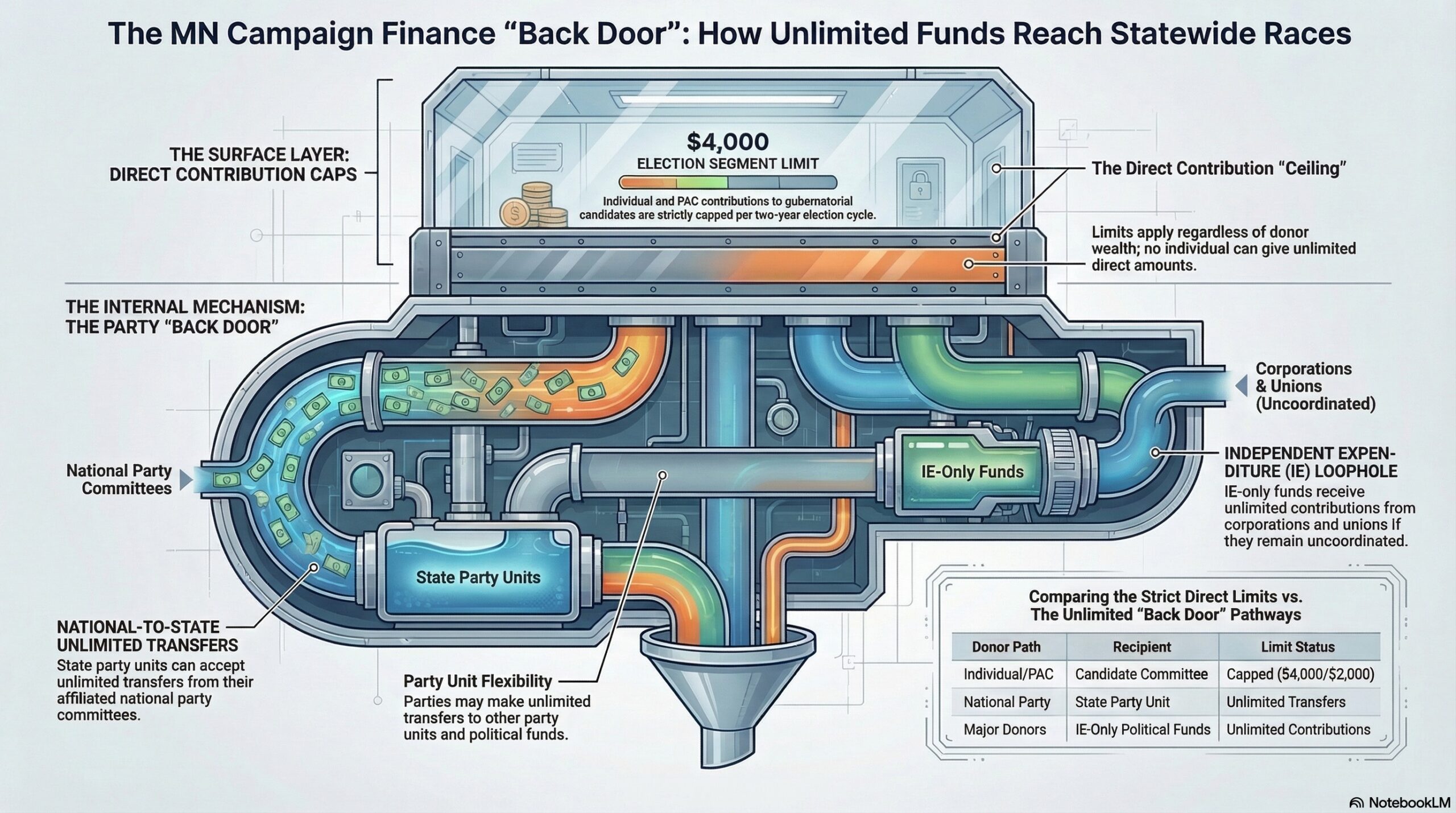 Funding Cap Back Door